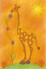 Carte postale : Girafe